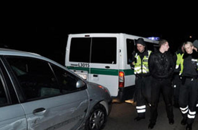 Neblaivus vairuotojas bėgo nuo policijos