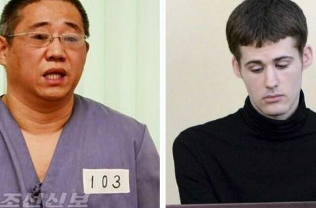 Šiaurės Korėja paleido du amerikiečius, jie grįžo į JAV