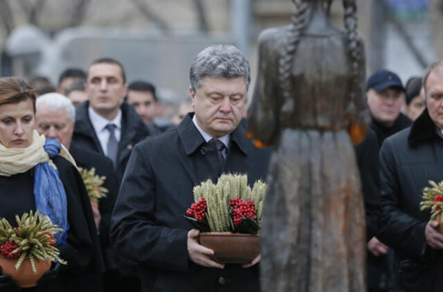 Ukraina pagerbė Didžiojo bado aukų atminimą