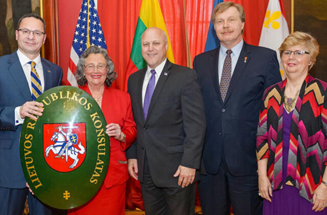 Atidarytas pirmasis Lietuvos garbės konsulatas Naujajame Orleane
