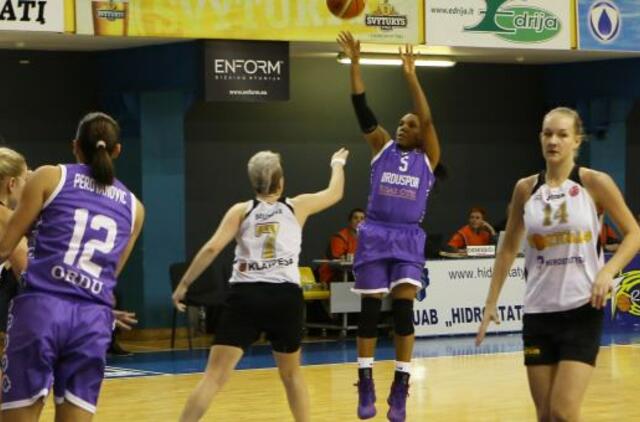 „Fortūnos" krepšininkės pralaimėjo Turkijos klubui