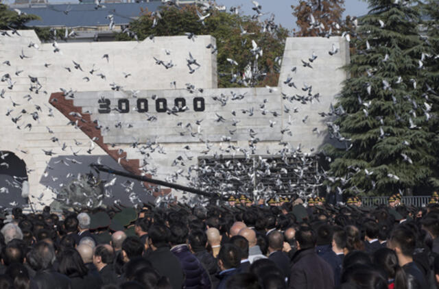 Kinija mini 77-ąsias Nankino žudynių metines