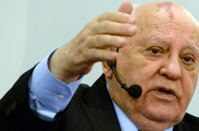 Michailas Gorbačiovas ragina JAV ir ES „atšildyti santykius" su Rusija