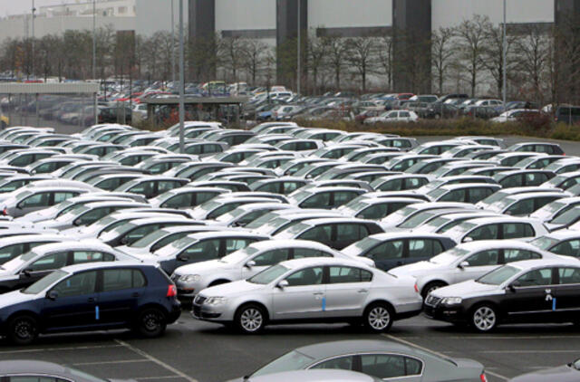 Naujų automobilių Vokietijoje lapkritį registruota mažiau