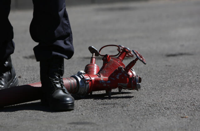 Per Kalėdas Šilutėje užsidegė namas