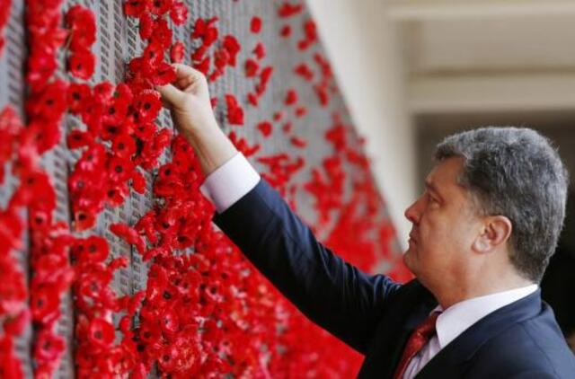 Petro Porošenka: pirmoji para per kurią nežuvo nė vienas Ukrainos karys