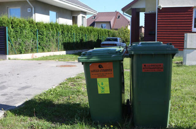 Rūšiavimo konteineriai - ir Luizės kvartalui