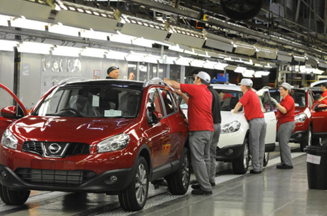 Automobilių gamybos Britanijoje apimtys 2014-aisiais - rekordinės