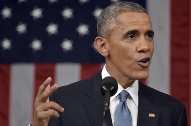 Barakas Obama metinėje kalboje telkė dėmesį į viduriniosios klasės piliečius