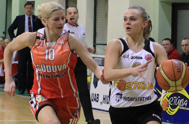 "Fortūnos" krepšininkės nugalėjo "Sūduvos" ekipą