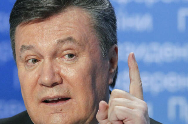 Interpolas paskelbė buvusio Ukrainos prezidento Viktoro Janukovyčiaus paiešką