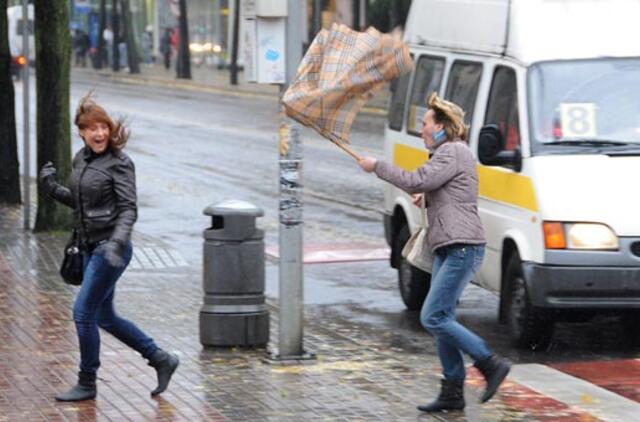Savaitgalio orai bus labai vėjuoti