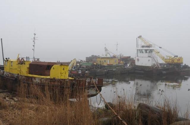 Baigtos tvarkyti laivų "kapinės" Kuršių mariose