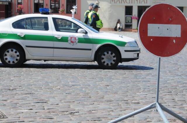 Festivalio metu bus koreguojamas eismas