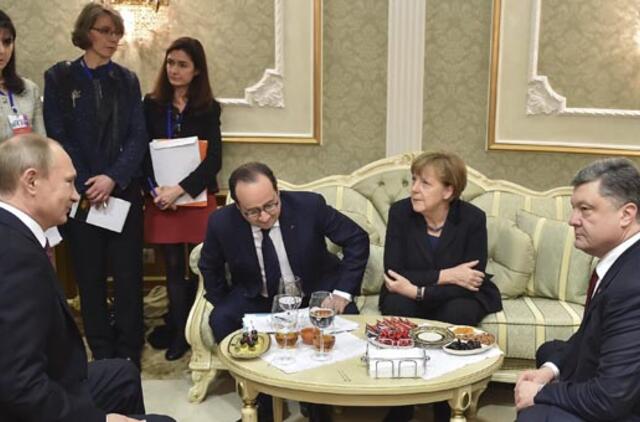 Minsko derybos: susitarta nutraukti ugnį