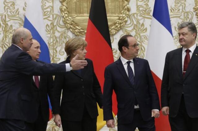 Minsko derybos vyko visą naktį