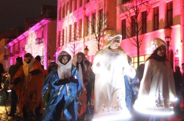 Šviesų festivalis pažadino kūrybiškumą