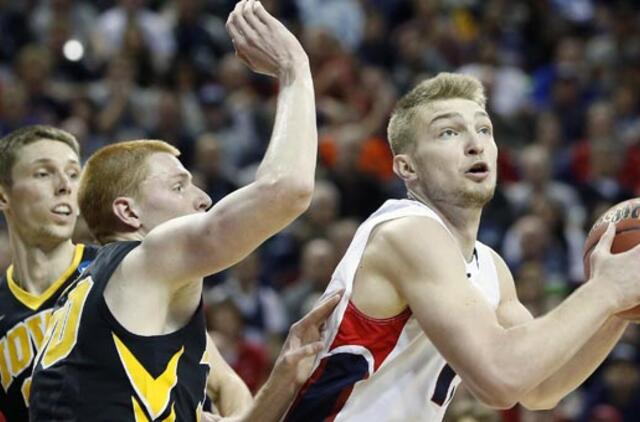 Domanto Sabonio indėlis į pergalę - 18 taškų