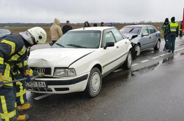 Sudaužytame "Audi" - pusantro mėnesio kūdikis