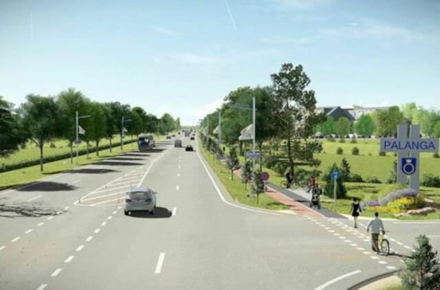 Įvažiavimas į Palangą taps erdvesnis