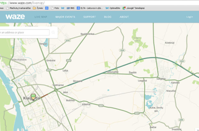 Navigacinė programėlė sujungs Kelių direkciją ir vairuotojus