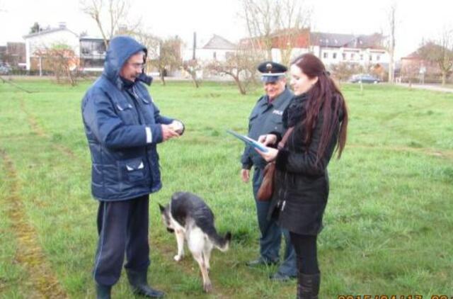 Palangoje pareigūnai patikrino šunų vedžiojimo vietas
