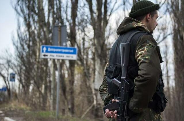 Separatistai Rytų Ukrainoje skelbia vienašališkas paliaubas