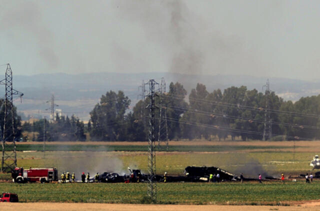 Ispanijoje nukrito karinis transporto lėktuvas