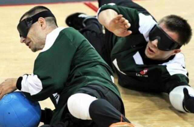 Lietuvos golbolo rinktinė triumfavo aklųjų sporto žaidynėse Seule