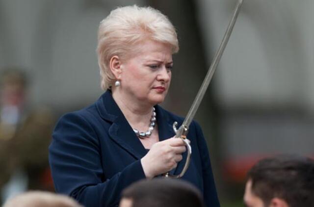 Prezidentė dėl "An-2": kapoti galvas turbūt neverta