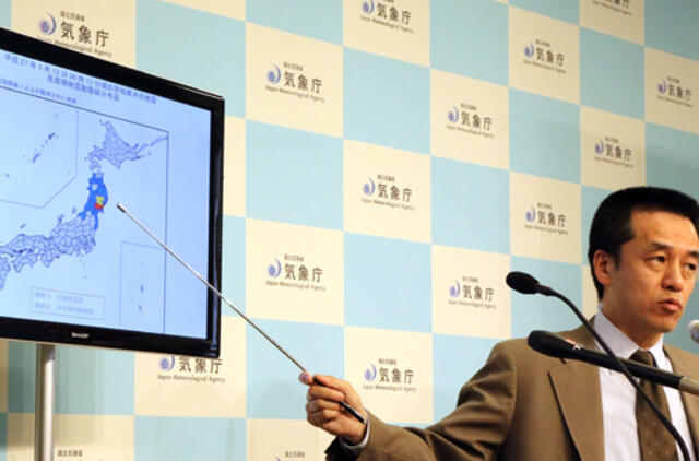 Prie Japonijos krantų įvyko smarkus žemės drebėjimas