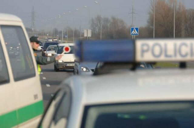 Savaitgalį į gatves išvažiuos daugiau policininkų