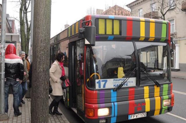 Spalvas autobusams rinks dizaineriai