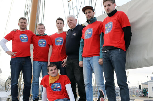 "Tapk įgulos nariu" laimėtojai noro plaukti neprarado