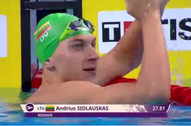 Andrius Šidlauskas iškovojo aukso medalį