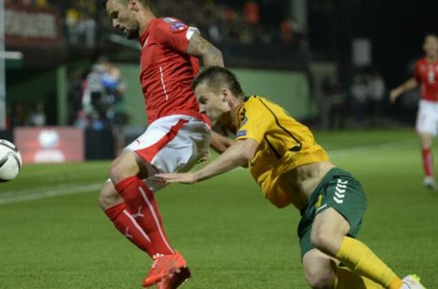 Lietuva pralaimėjo Šveicarijai - 1:2