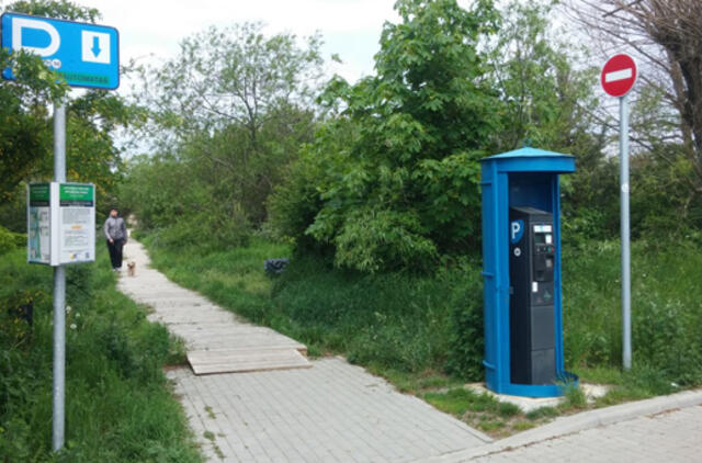 Pajūrio stovėjimo aikštelėse - informacija vairuotojams