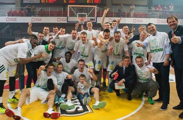 "Žalgiris" apgynė LKL čempionų vardą