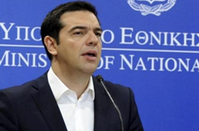 Aleksis Cipras sulygino situaciją Graikijoje su "maža revoliucija"