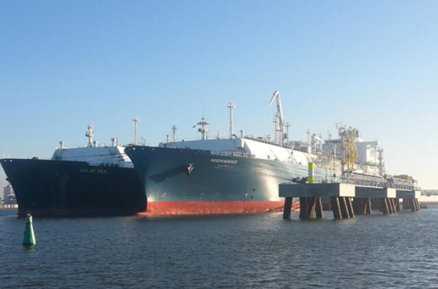 Į Klaipėdą atplaukė SGD krovinys