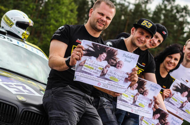 Į kovą prieš onkologines ligas stoja ir lenktynininkai