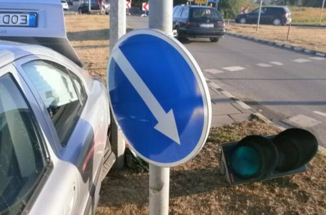 Kretingoje per avariją sužeista moteris