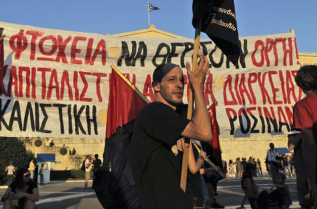 Lietuva pritarė deryboms dėl finansinės pagalbos Graikijai