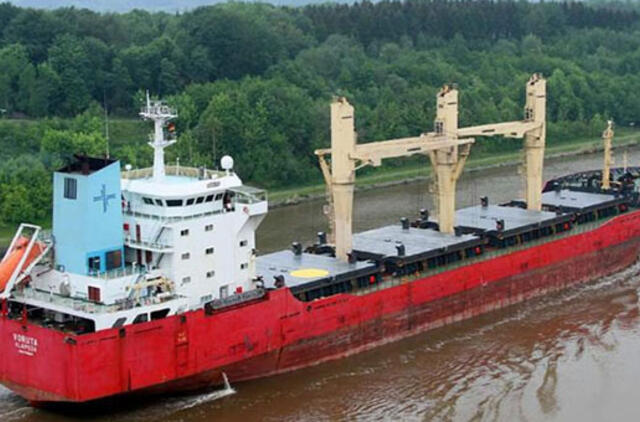 Portugalijoje įstrigęs LJL laivas remontuojamas