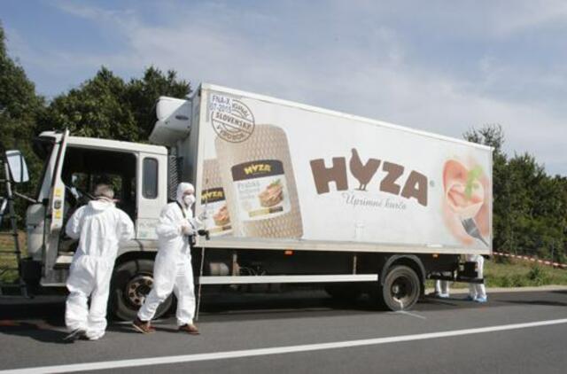 Austrijoje aptiktame sunkvežimyje rasta daugiau nei 70 pabėgėlių kūnų