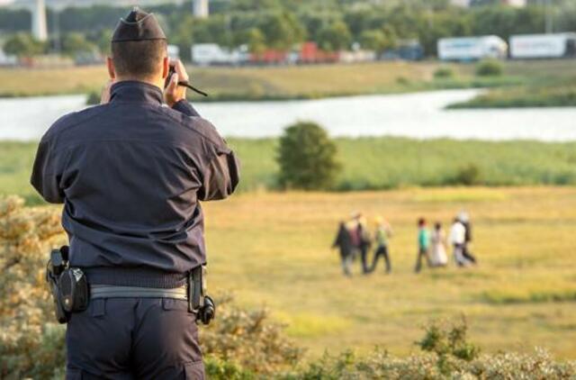 Dėl migrantų protestų Kalė uoste užblokuota beveik 10 tūkst. sunkvežimių