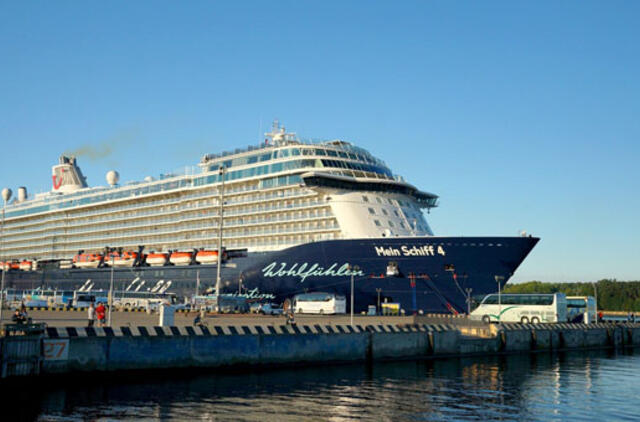 “Mein Schiff 4” sėkmingai pasiekė Klaipėdą
