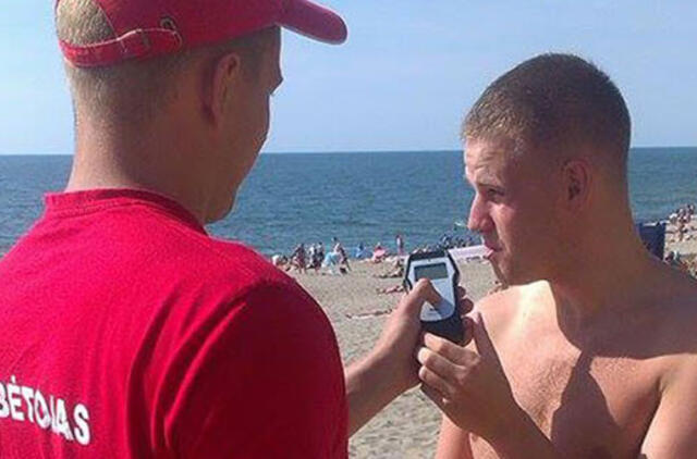 Pliaže - beveik su 5 promilėmis