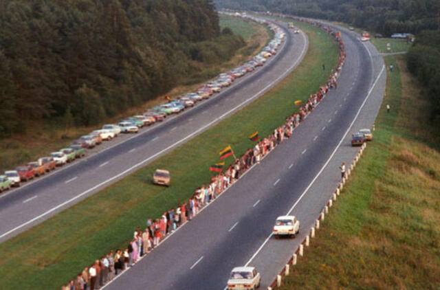 Šalies vadovai sveikina Baltijos kelio metinių proga