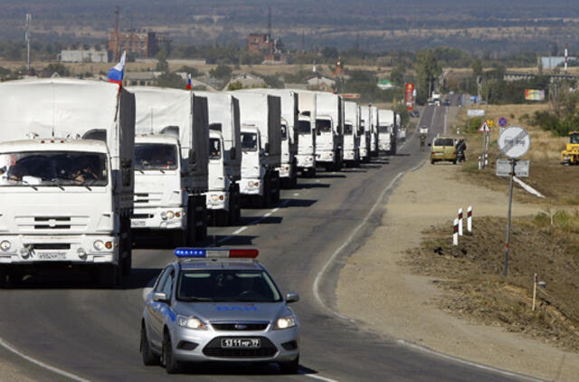 Rusija į Ukrainą išsiuntė dar vieną pagalbos konvojų